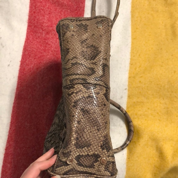 Cole Haan large faux snakeskin cross body - Picture 7 of 7